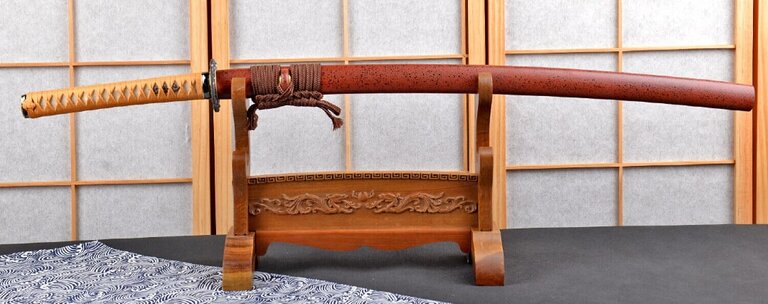 Ein Katana als Dekorationsobjekt