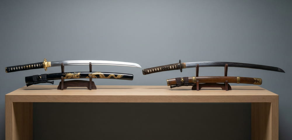 Scharfes Katana vs Dekoratives Katana